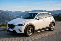 Mazda CX-3 2015– Maydos V1 sivuastinlaudat (2 kpl, alumiini / ruostumaton teräs) kuva 1