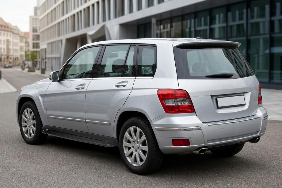 Mercedes GLK-sarja X204 2008–2015 Allmond Black sivuaskelmat (2 kpl, alumiini) Image