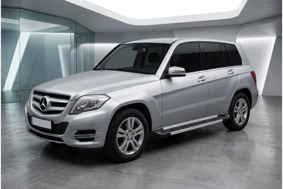 Mercedes GLK-sarja X204 2008–2015 Sivukynnykset RedLine V1 (2 kpl, alumiini) Image