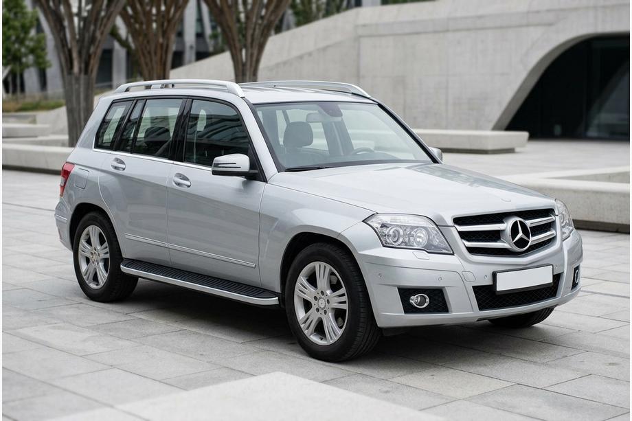 Mercedes GLK-sarja X204 2008–2015 Tayga Grey -sivuaskelmat (2 kpl, alumiini) Image
