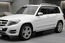 Mercedes GLK-sarja X204 2008–2015 Line-sivuporrassarja (2 kpl, alumiini) kuva 1