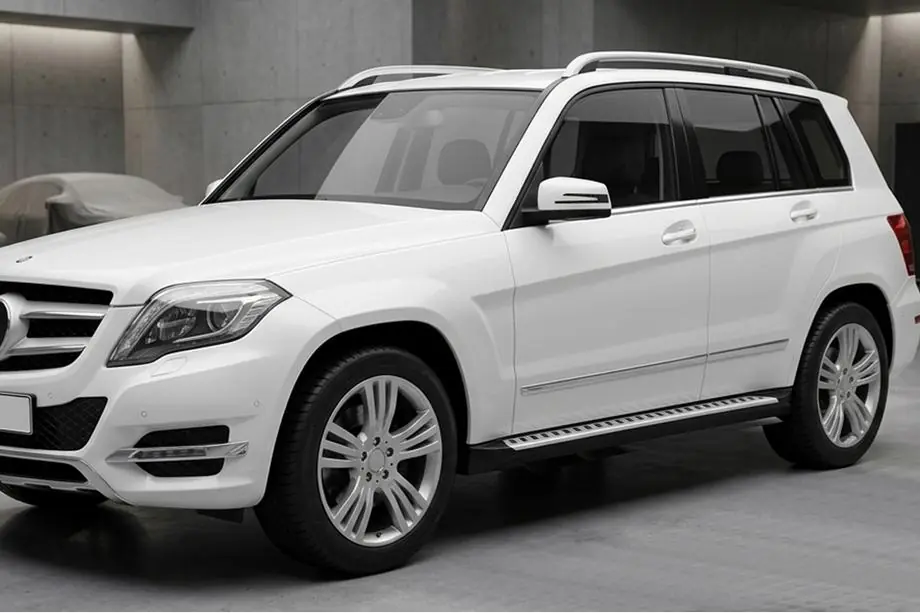 Mercedes GLK-sarja X204 2008–2015 Line-sivuporrassarja (2 kpl, alumiini) Image