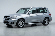 Mercedes GLK-sarja X204 2008–2015 Rainbow sivuporrassarja (2 kpl, alumiini) kuva 1