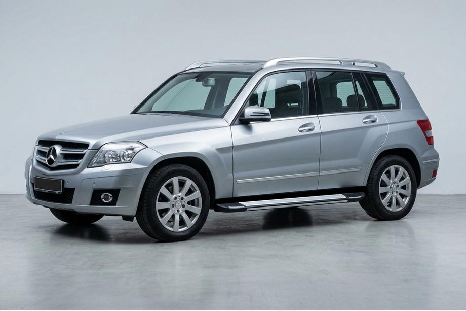 Mercedes GLK-sarja X204 2008–2015 Rainbow sivuporrassarja (2 kpl, alumiini) Image