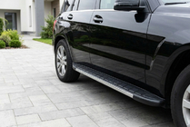 Mercedes GLK-sarja X204 2008–2015 Duru sivuastinlaudat (2 kpl, alumiini) kuva 1