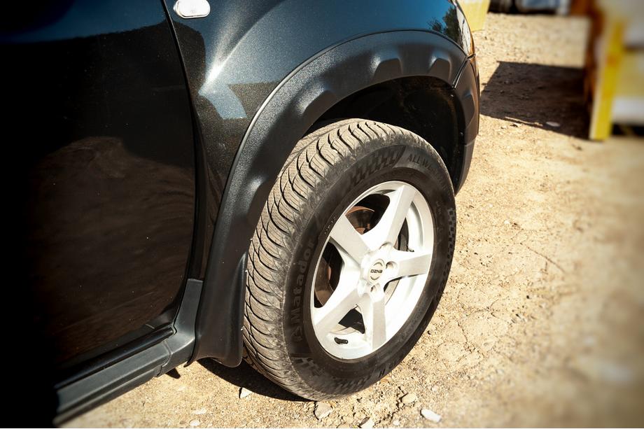 Renault Duster 2008–2017 Lokasuojan levikkeet pulttijäljitelmillä (8 kpl, ABS) Kuva 4
