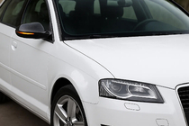 Audi A5 2007–2015 Sivupeilien kuoret (2 kpl, hiilikuitu) kuva 1