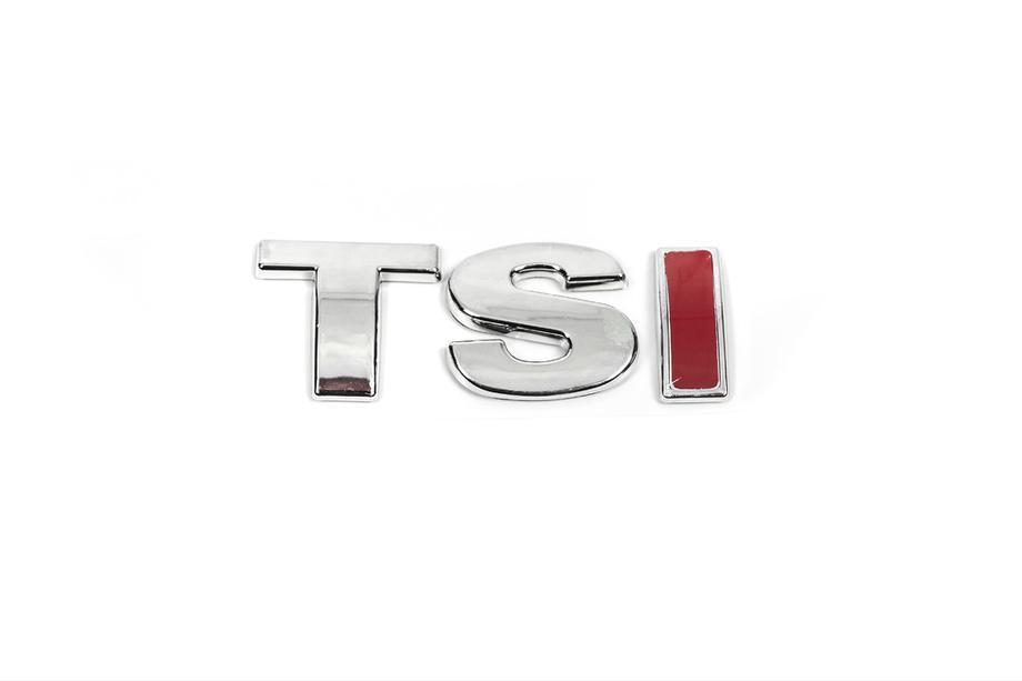 Volkswagen Tiguan 2007–2016 TSI-teksti (suora fontti) TS – kromi, I – punainen Kuva 5