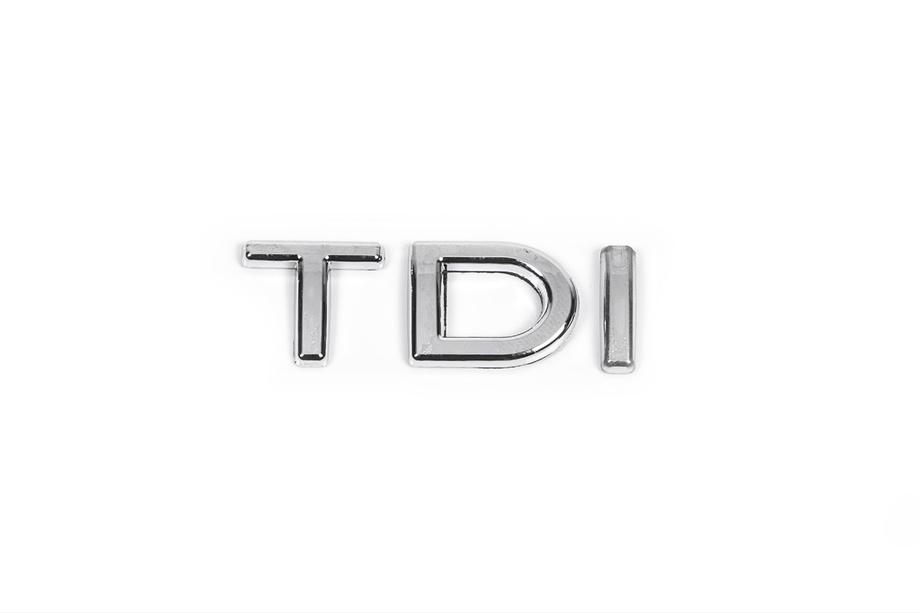 Volkswagen Jetta 2006–2011 TDI-teksti (alkuperäisen mukainen) Täyskromi Image