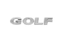 Volkswagen Golf 6 2008–2014 Golf-tekstimerkki (alkuperäistä vastaava) kuva 1