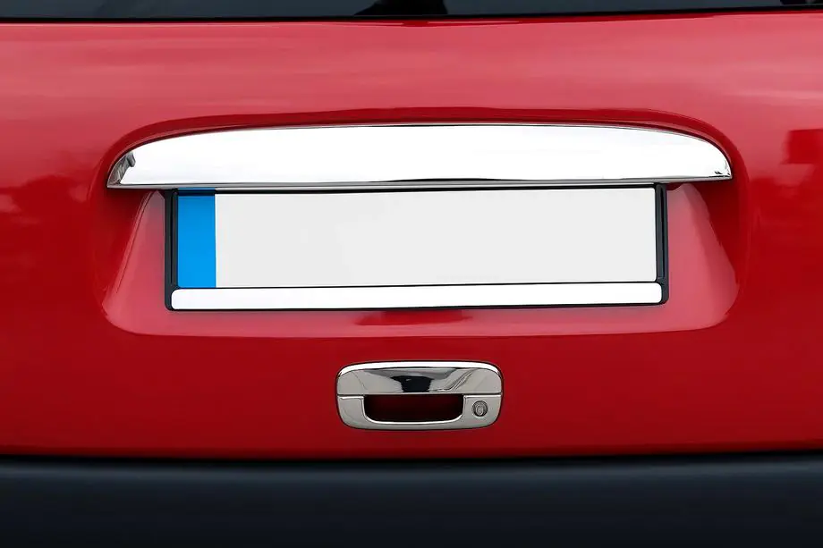 Peugeot Partner 1996–2008 Takaoven kahvakuori (1-ovinen, ruostumaton teräs) Image