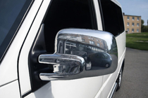 Volkswagen T4 Transporter 1990–2003 Sivupeilien kromikuoret (Carmos, 2 kpl, muovi) Carmos – turkkilainen ABS-muovi kuva 1