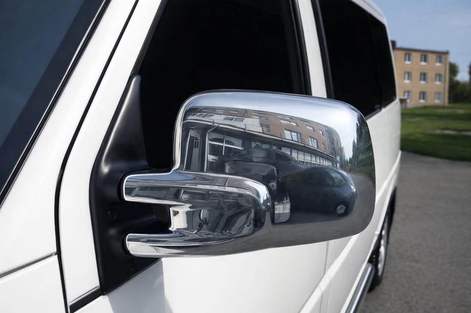 Volkswagen T4 Transporter 1990–2003 Sivupeilien kromikuoret (Carmos, 2 kpl, muovi) Carmos – turkkilainen ABS-muovi Image