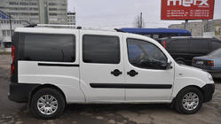 Fiat Doblo I 2005–2010 Kromatut kattokaiteet Maxi-alusta, muovijalat kuva 18