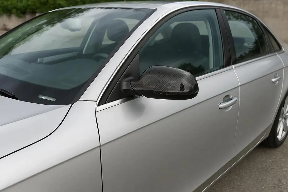 Audi A4 B8 2007–2015 Peilinkuoret 2010-2015 (2 kpl, aito hiilikuitu) Image