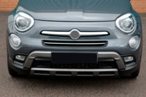 Fiat 500X 2014–2024 Etupuskurin suojalista (ruostumaton teräs) kuva 5