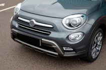 Fiat 500X 2014–2024 Etupuskurin suojalista (ruostumaton teräs) kuva 4
