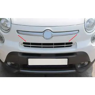 Etupuskurin suojalista (ruostumaton teräs) Fiat 500X 2014–2024 kuva 2