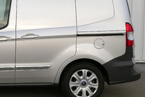 Ford Courier 2014–2023 Liukuoven listat (2 kpl, ruostumaton teräs) kuva 1