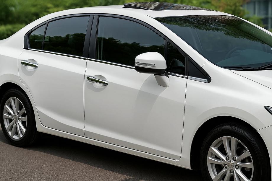 Honda Civic Sedan IX 2011–2016 Ulkopuoliset ikkunalistat OmsaLine (6 kpl, ruostumaton teräs) Image