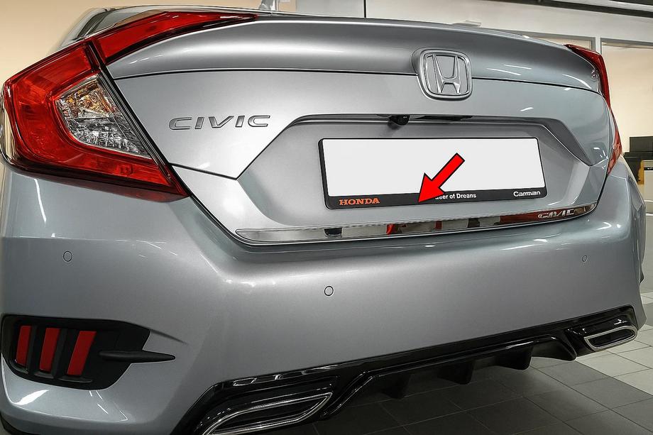 Honda Civic Sedan X 2016–2021 Takalaukun reunalista (RST) Image