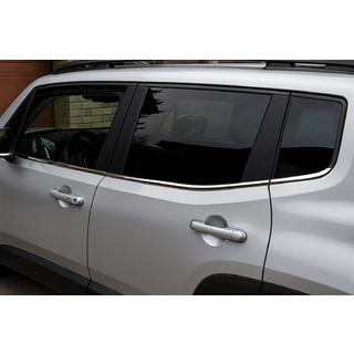 Ikkunalistat (6 kpl, ruostumaton teräs) Jeep Renegade 2014– kuva 1