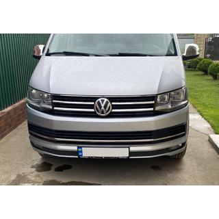 Puskurin säleikön suojalistat 2015-2019 (3 kpl, ruostumaton teräs) Volkswagen T6 2015–2024 kuva 2