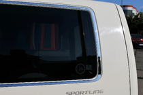 Volkswagen T6 2015–2024 Täydellinen ikkunankehyslistasarja (14 kpl, ruostumaton teräs) kuva 2