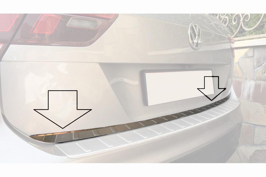 Volkswagen Tiguan 2016–2023 Takalaukun reunalista (RST) OmsaLine – italialainen ruostumaton teräs Image