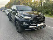 Toyota Hilux 2015– Vegas etupuskurisuoja, kaksiputkinen (2015-2020, musta, 76 mm) kuva 5