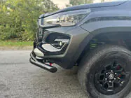 Toyota Hilux 2015– Vegas etupuskurisuoja, kaksiputkinen (2015-2020, musta, 76 mm) kuva 6