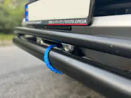 Toyota Hilux 2015– Vegas etupuskurisuoja, kaksiputkinen (2015-2020, musta, 76 mm) kuva 7