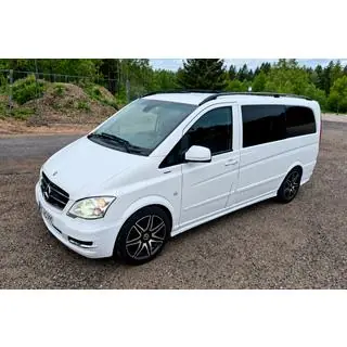 CAN mustat kattokaiteet, alkuperäinen design (metallijalat) Mercedes Viano 2004–2014 kuva 2