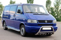 Volkswagen T4 Transporter 1990–2003 Karjapuskuri WT003 60 mm (ruostumaton teräs) 50 mm, tekstillä kuva 5