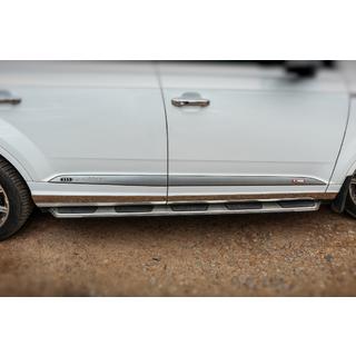 OEM V1 sivuastinlaudat (2 kpl, alumiini) Audi Q7 2015–2026 kuva 4