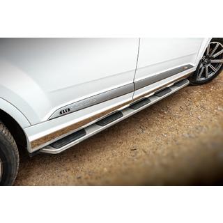 OEM V1 sivuastinlaudat (2 kpl, alumiini) Audi Q7 2015–2026 kuva 2