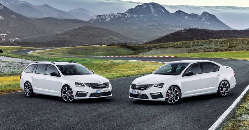 Skoda Octavia RS 2017 - koeajo ja esittely
