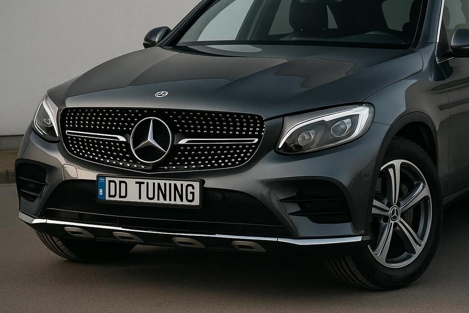 Mercedes GLC Coupé C253 2016–2023 Etusäleikkö Diamond Black (2015-2019) Image