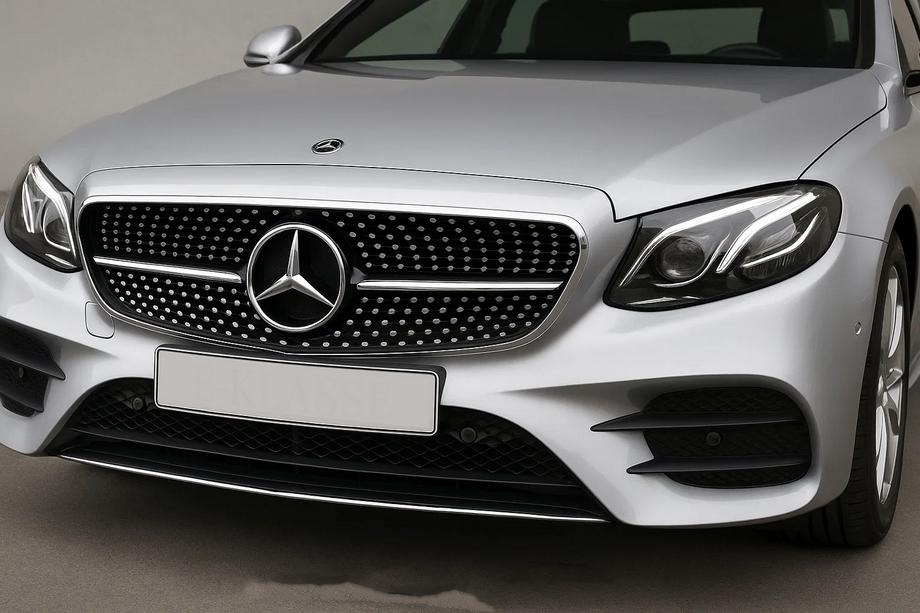 Mercedes E-сlass W213 2016–2023 Etusäleikkö Diamond Black (Avantgarde/AMG-Line/E43 AMG/E53 AMG 2016-2020) Image