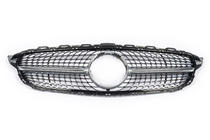 Mercedes C-class W205 2014–2021 Etusäleikkö Diamond Silver (Avantgarde/AMG-Line/C43 AMG) 2018+, kameralla kuva 10