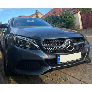 Etusäleikkö Diamond Silver (Avantgarde/AMG-Line/C43 AMG) Mercedes C-сlass W205 2014–2021 kuva 4