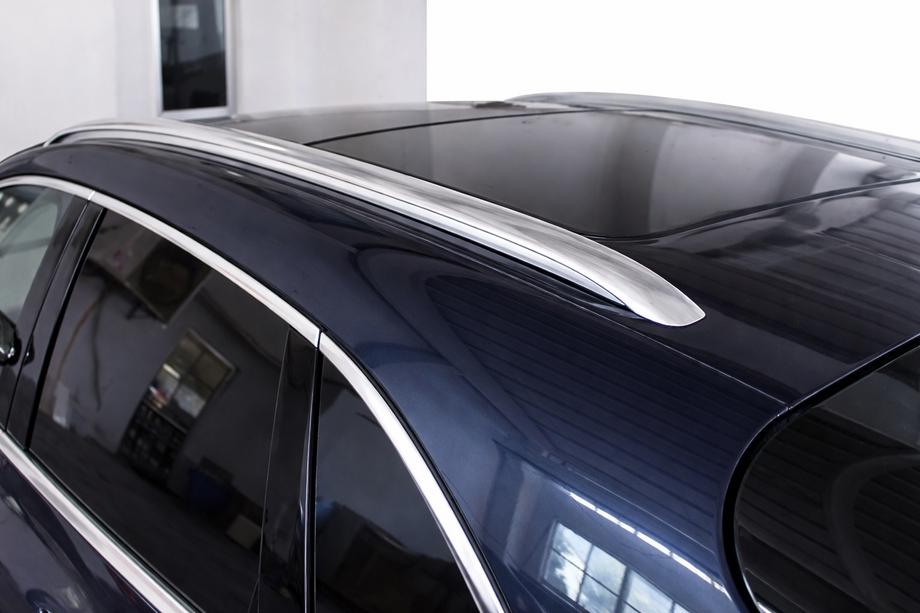 Porsche Macan 2014–2024 Integroidut kattokaiteet, harmaat OEM (alumiini, liimakiinnitys) Image