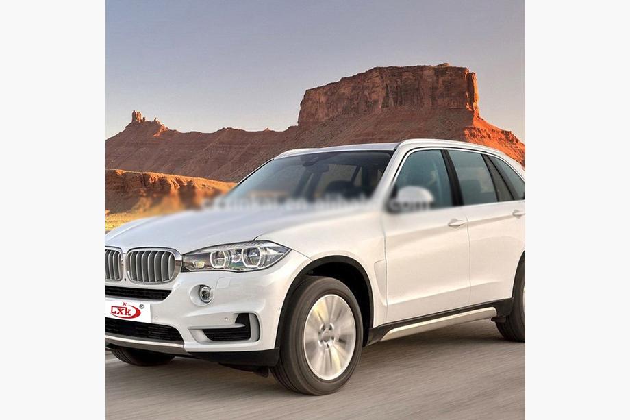 BMW X5 F15 2013–2018 Integroidut OEM-kattokaiteet, kromi (alumiini, liima-asennus) Image