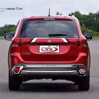 Etu- ja takapuskurin lipat (2 kpl, 2015-2018) Mitsubishi Outlander 2012–2021 kuva 3