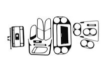 Volkswagen Tiguan 2007–2016 Kojelaudan suojapaneelit (2011-2015) Alumiini kuva 3