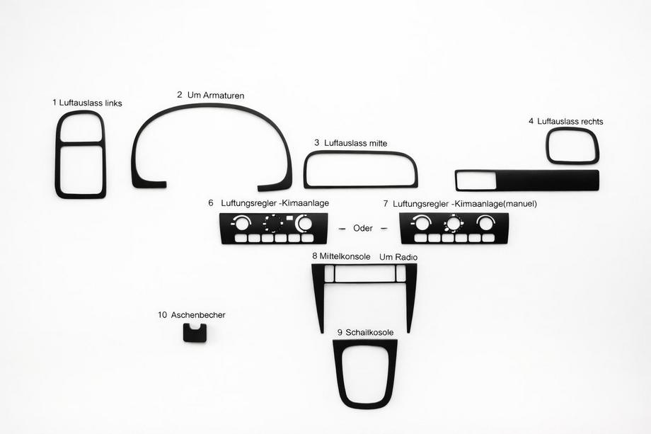 Volvo S40 1995–2004 Kojelaudan listat (2000-2004) Image
