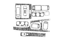 Volvo V70 1997–2000 Kojelaudan suojat Hiilikuitu kuva 2