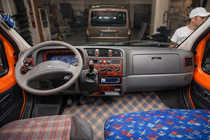 Fiat Ducato 1995–2006 Kojelaudan paneelilistat (Meric, 1995-2002) Alumiini kuva 1