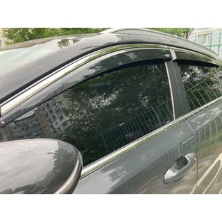 Tuuliohjaimet kromilistalla (4 kpl, Niken) Kia Sportage 2015–2021 kuva 1