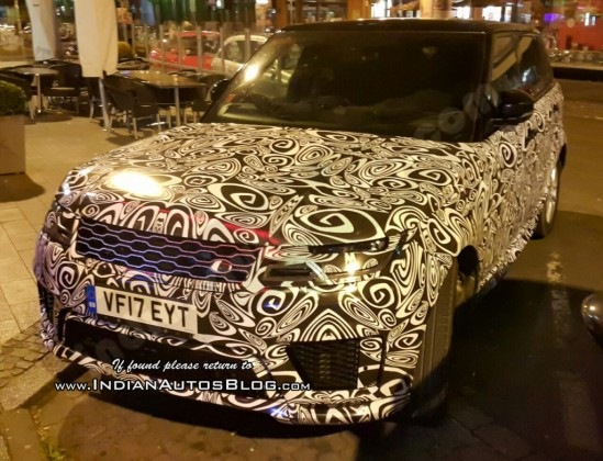 Uusi Range Rover Sport bongattiin Saksan teillä